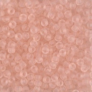 Miyuki rocailles Perlen 8/0 - Matte transparent light tea rose 8-155F